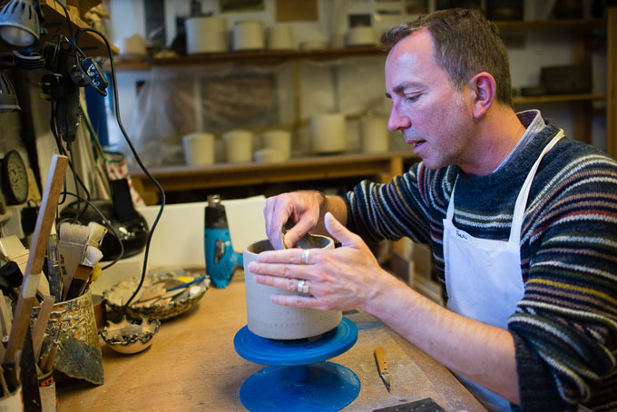 Paul Wearing in his Studio 2016